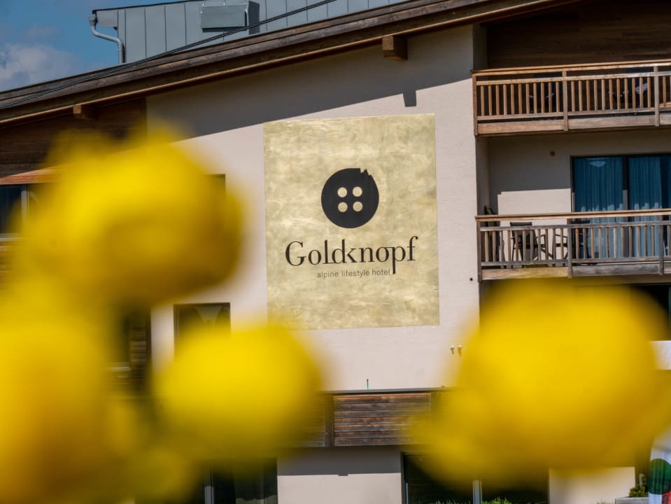 Außenansicht Goldknopf alpine lifestyle hotel