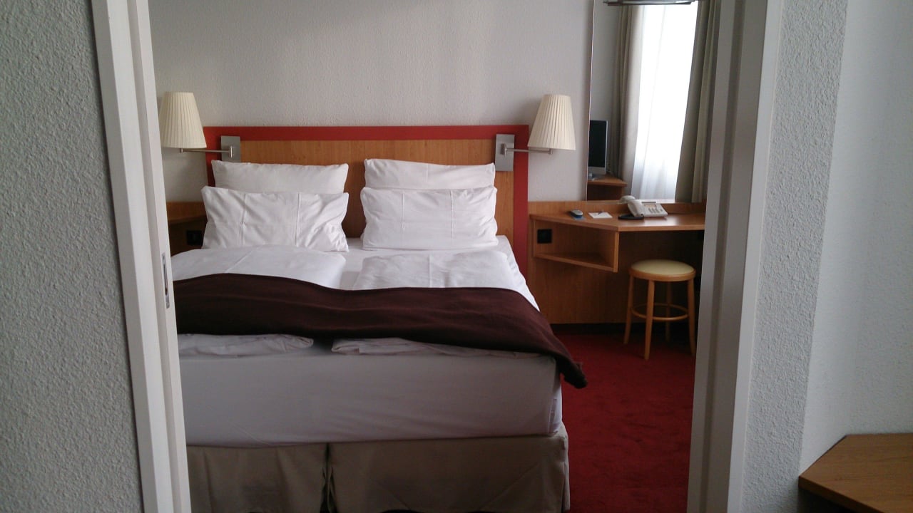 Schlafbereich NH Collection Hamburg City