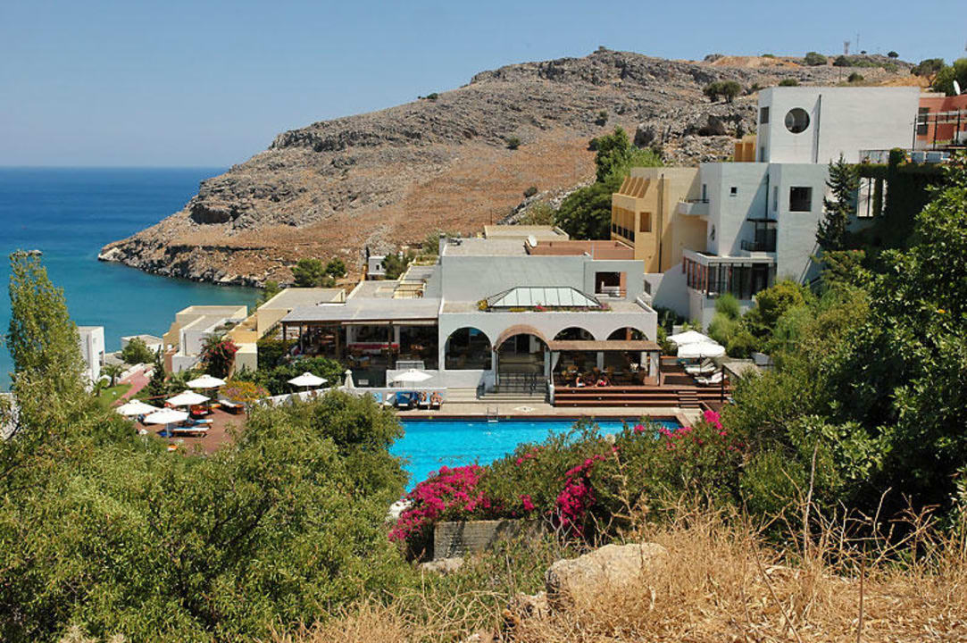 Hotel Lindos Mare in Lindos Vlicha Bucht Lindos Mare, Seaside Hotel