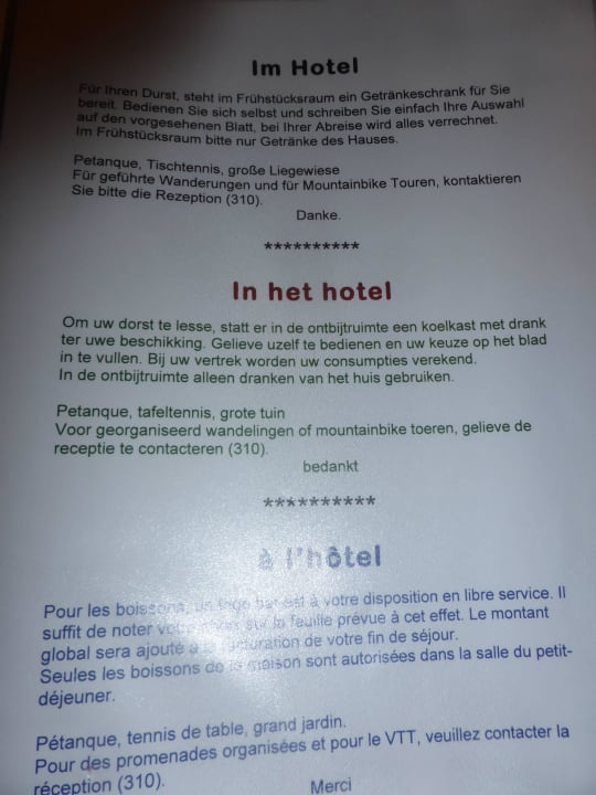 Hotelinformation Hotel Eifelland