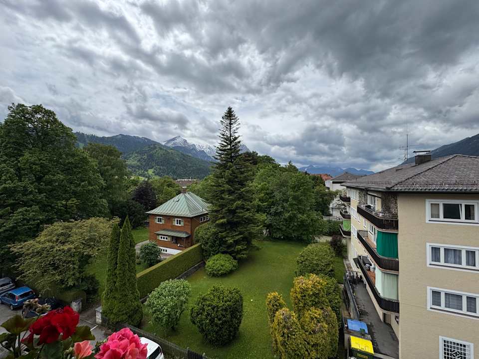 Ausblick Reindls Partenkirchner Hof