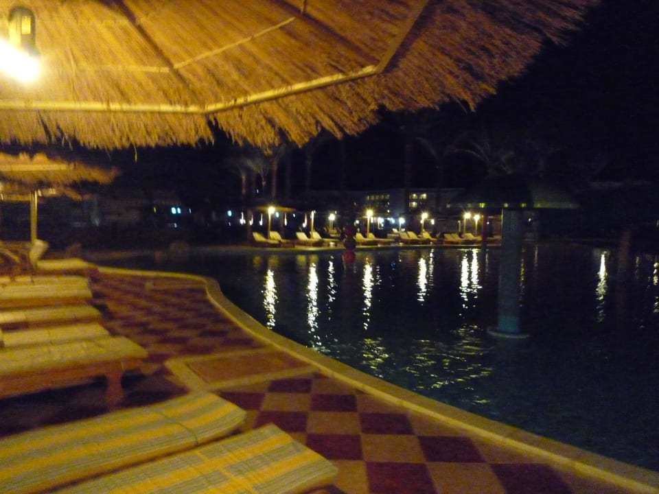 Pool im dunkeln Beach Albatros Resort