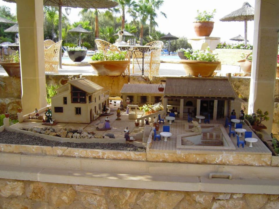 Miniaturaufbau vom Hotel Finca Hotel Rural Es Turó