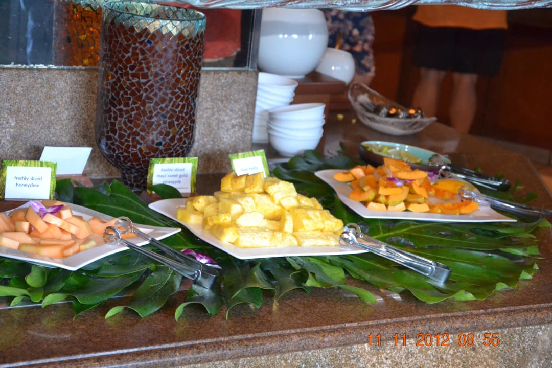 Magere Obstauswahl, Banane 4$ extra Hyatt Regency Hotel Maui Resort & Spa