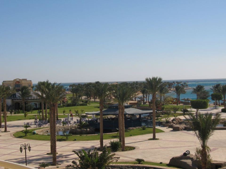 Überblick vom Balkon Palm Royale Resort - Soma Bay