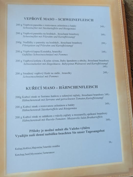 Gastro Horský hotel Komáří vížka