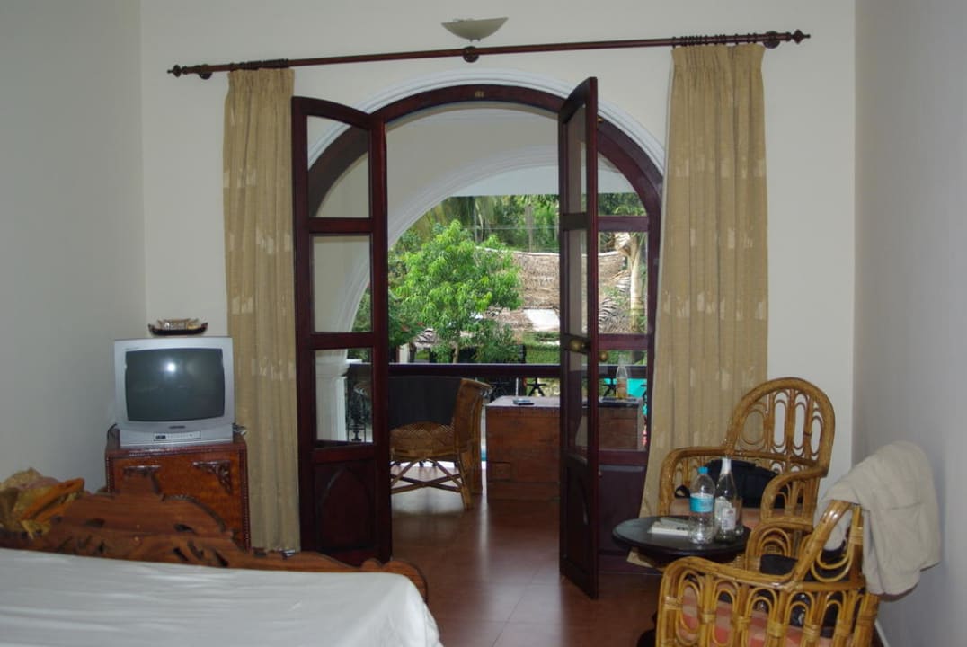 Blick vom Zimmer zum Balkon Molly's Retreat B&B