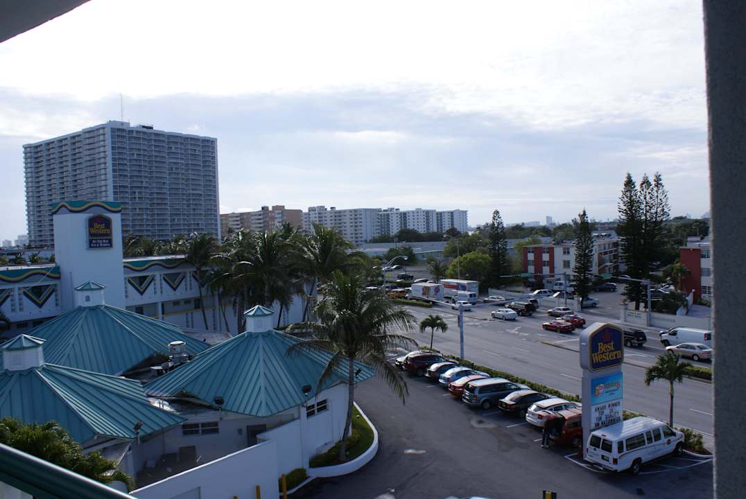 Blick vom Fenster North Bay Inn Miami