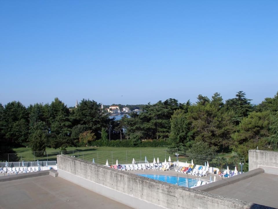Ausblick vom Zimmer Valamar Parentino Hotel
