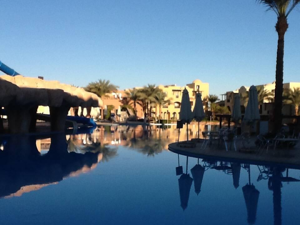 Morgenstimmung am Action-Pool  Stella Garden Resort & Spa, Makadi Bay