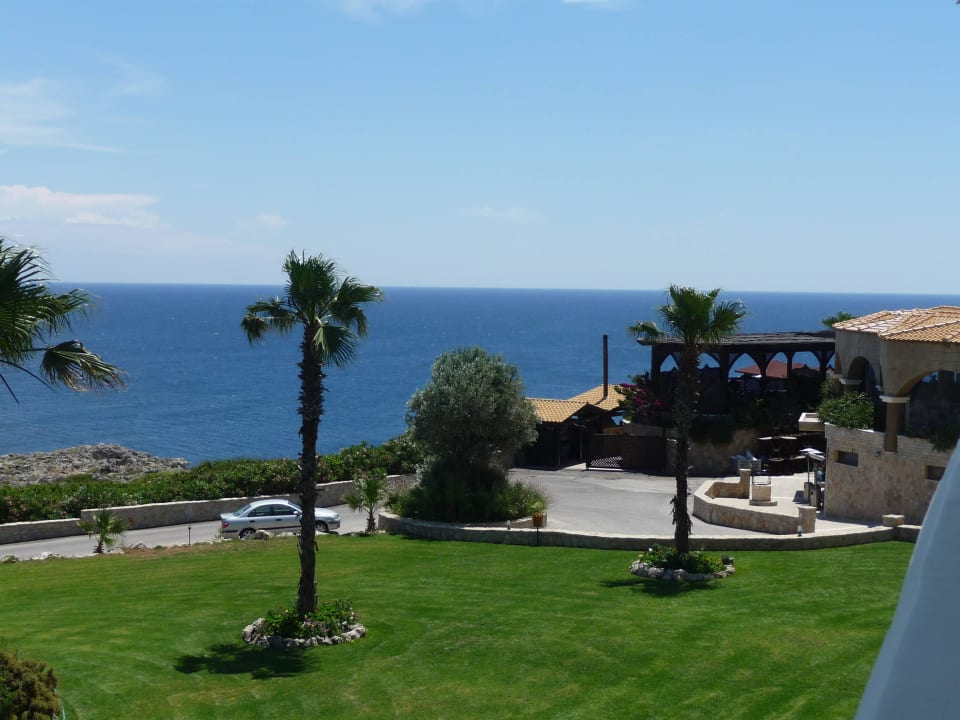 Ausblick vom Balkon Hotel Kalithea Horizon Royal