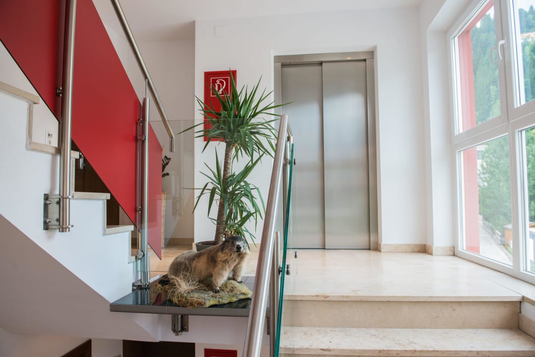 Aufzug Stiegenhaus Doris Appartements