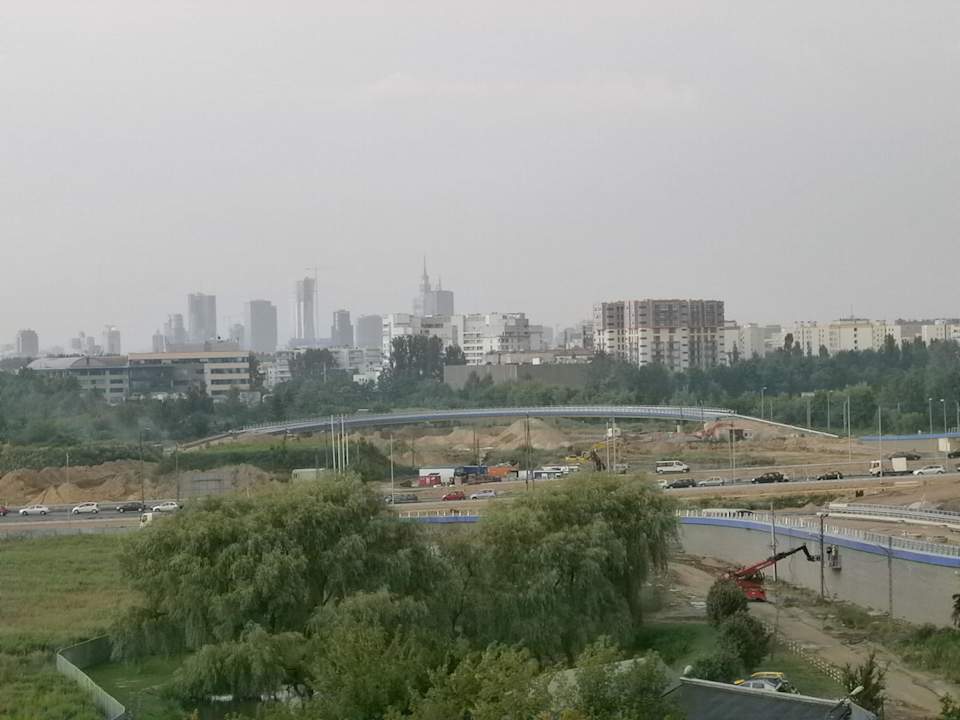 Aus dem Zimmer auf die Stadt Airport Hotel Okecie