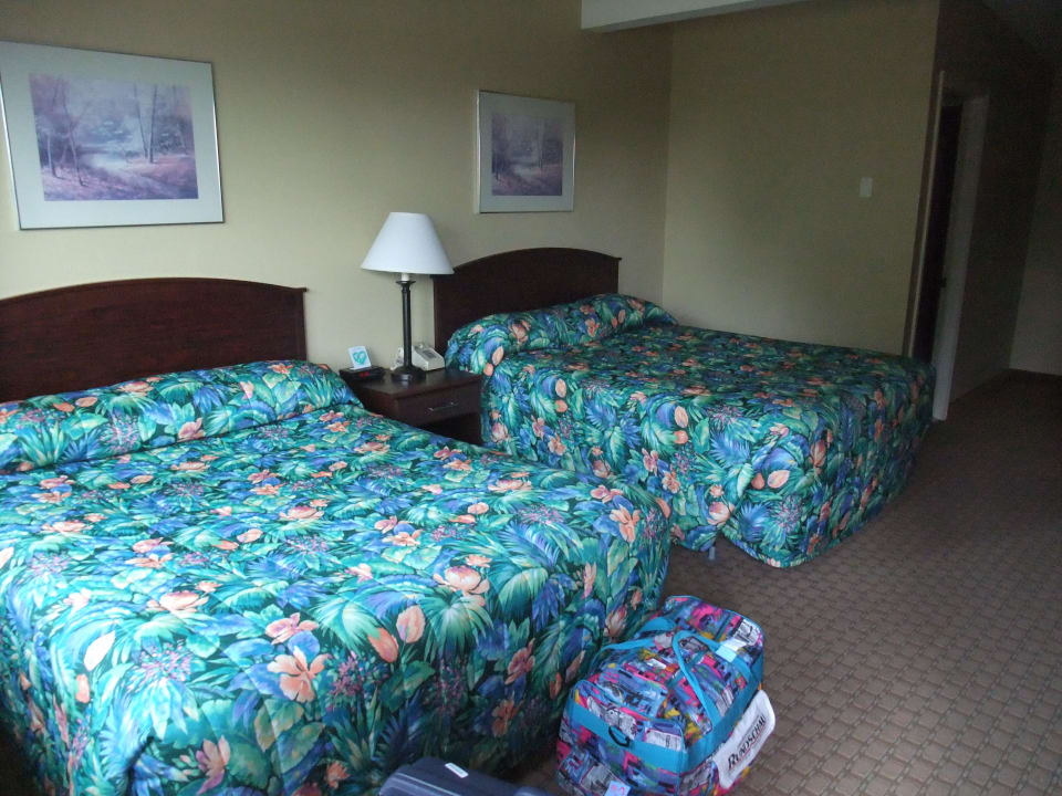 Doppelzimmer mit "schönen" Tagesdecken Hotel Lake View Lodge