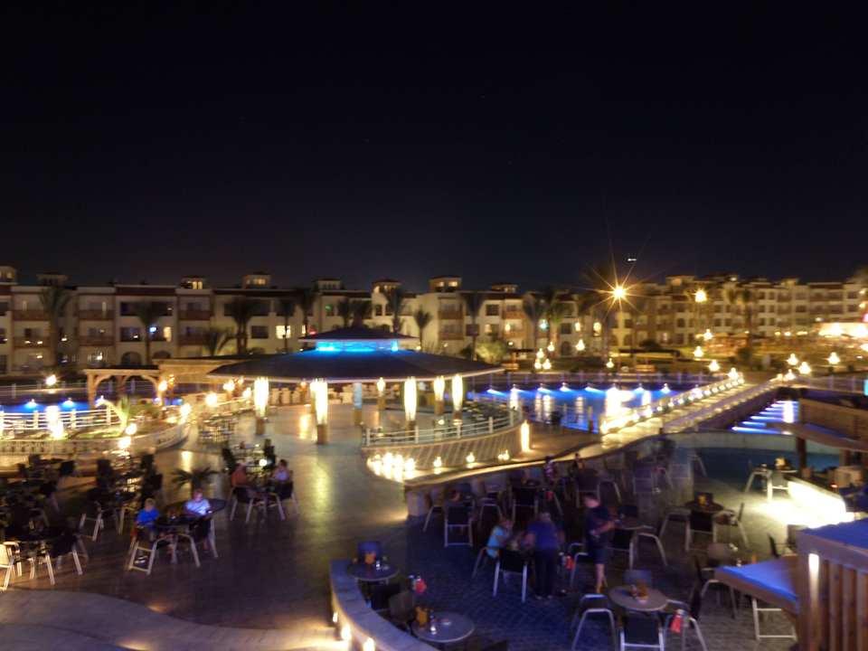 Castellobar am Abend Pickalbatros Dana Beach Resort - Hurghada