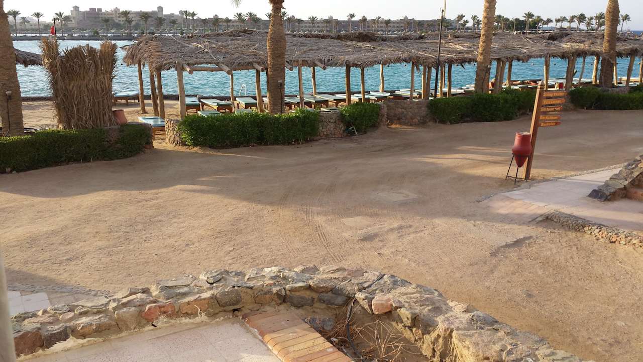 Blick von unserer Terrasse Arabella Azur Resort