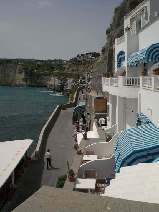 Blick vom Balkon nach rechts Hotel Casa Celestino
