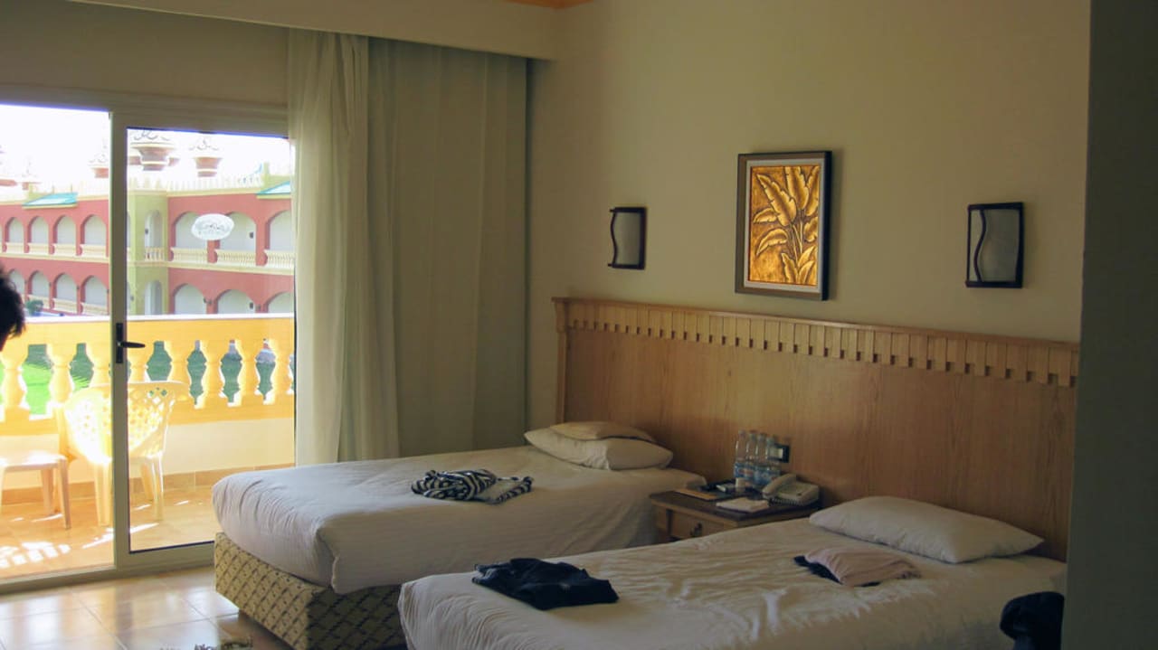 Unser Zimmer im 800er Block Pickalbatros Alf Leila Wa Leila Resort - Neverland Hurghada