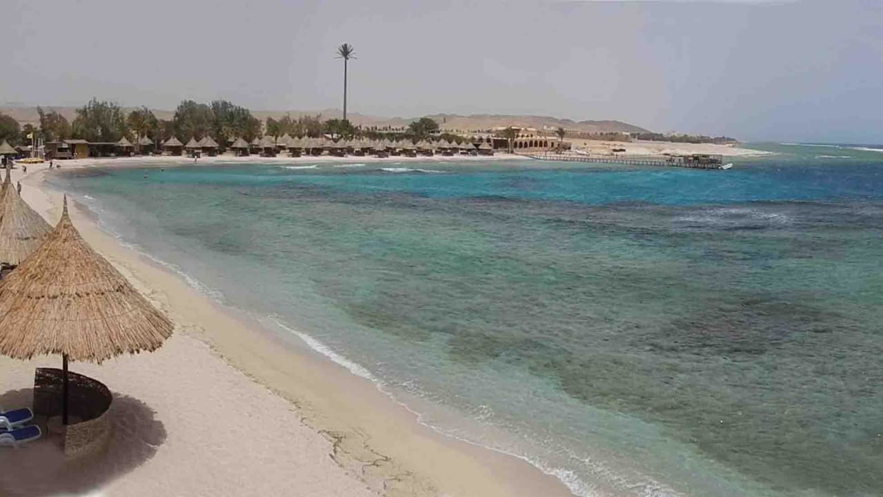 Panorama vom Strand Mövenpick Resort El Quseir