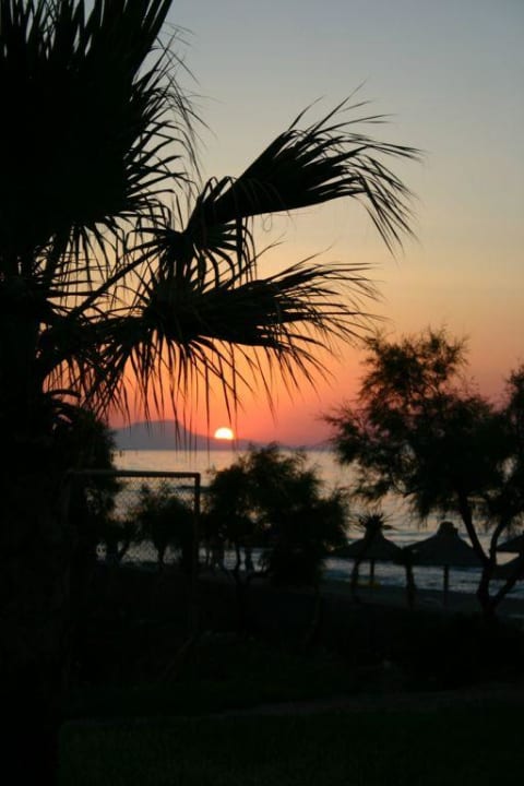 Sonnenuntergang Hotelstrand Rethymno Palace
