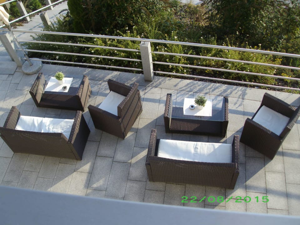 Terrasse Thula Wellnesshotel Bayerischer Wald