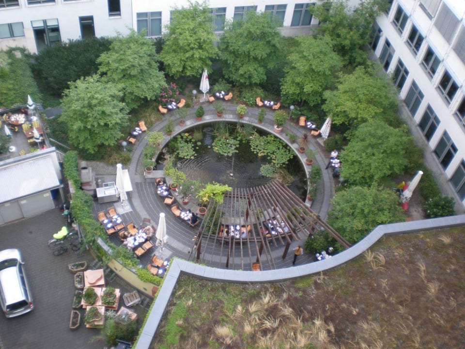 Innenhof Novotel Vienna House Easy by Wyndham Leipzig