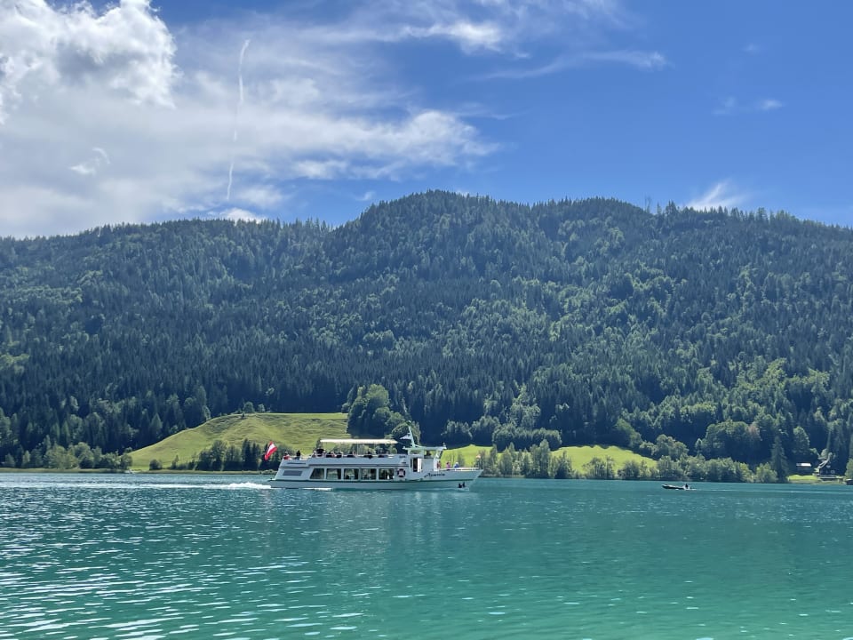 Ausblick Strandhotel am Weissensee