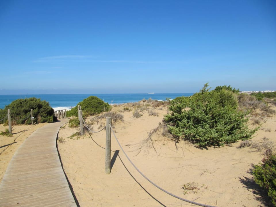 Holzsteg zum Strand Hipotels Barrosa Park