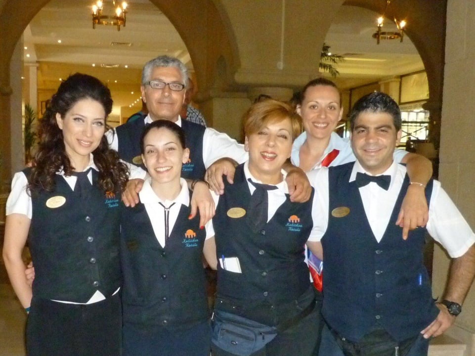 Das "Dream Team" aus der Kalithea Bar Hotel Kalithea Mare Palace