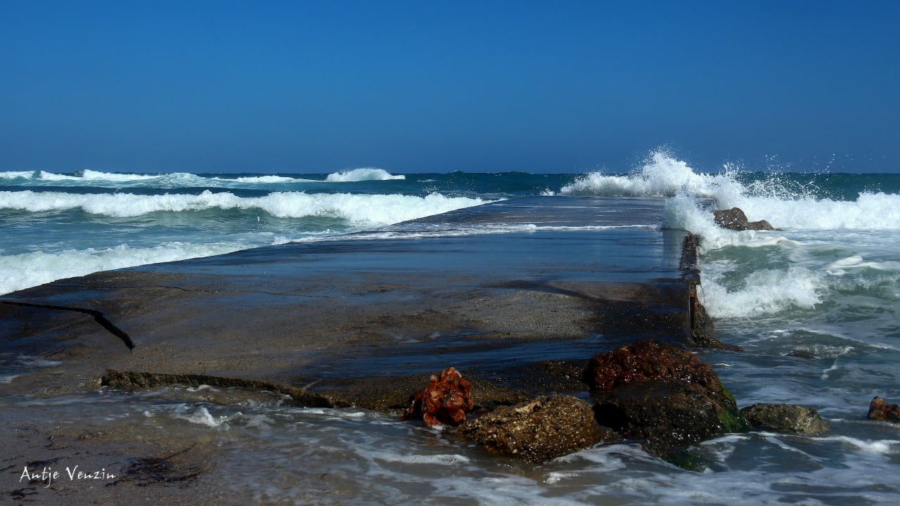 Steg am Hotelstrand Hotel Serita Beach