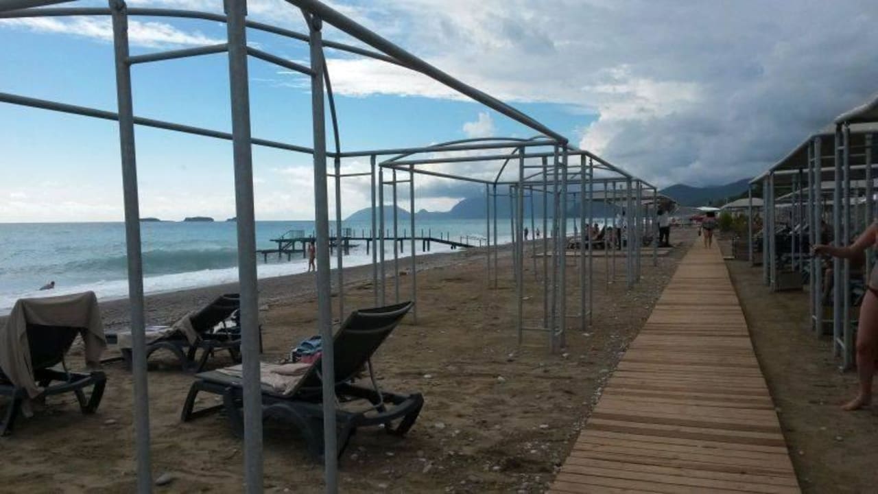 Abgebauter Sonnenschutz Rixos Premium Tekirova
