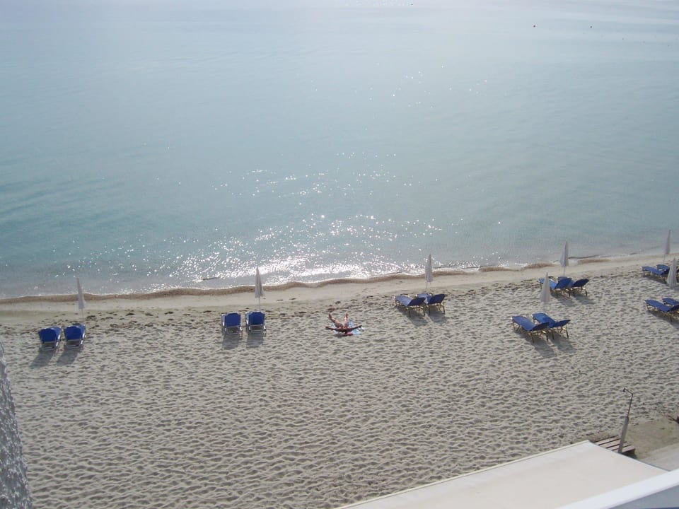 Blick aus dem Zimmer Ammon Zeus Luxury Beach Hotel
