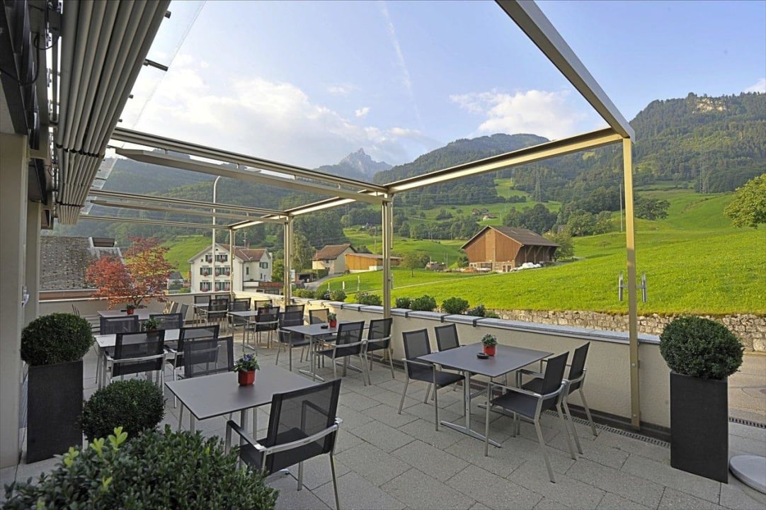Schöne Terrasse Hotel Kerenzerberg