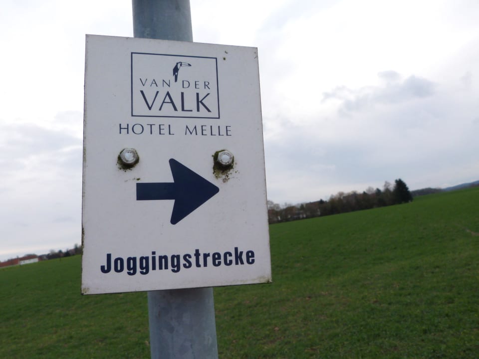 Die ausgeschilderte Joggingroute Van der Valk Hotel Melle-Osnabrück