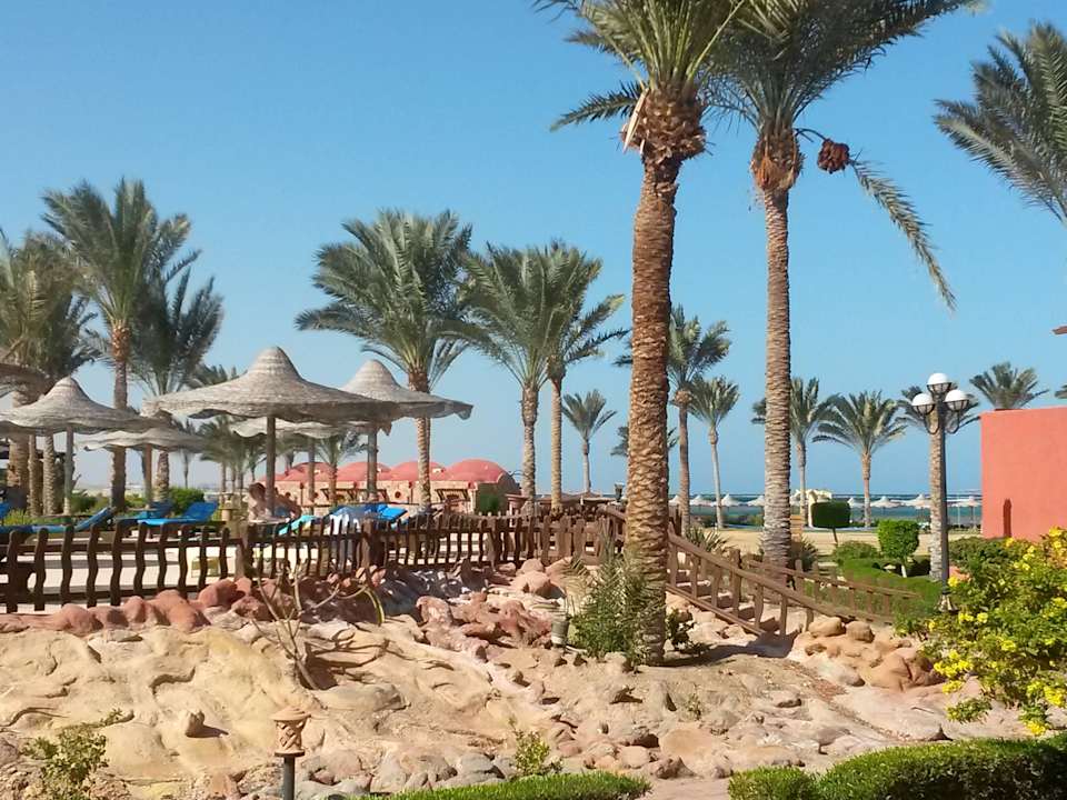 Blick vom Zimmer Richtung Pool / Meer Swisstouch Oriental Resort Marsa Alam