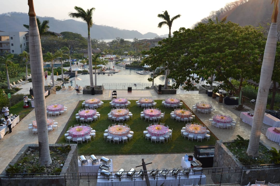 Eingedeckt zur Dinnershow Dreams Las Mareas Costa Rica