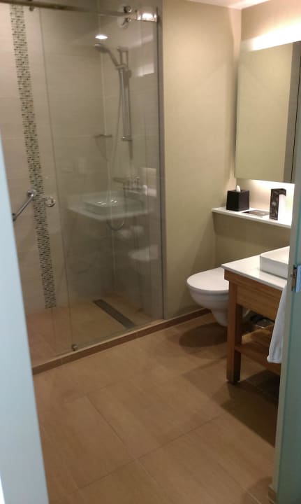 Bad mit großer Dusche Hyatt Place Amsterdam Airport