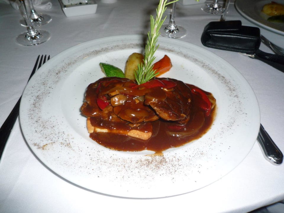 Hauptgang beim Italiener Hotel Royal Dragon