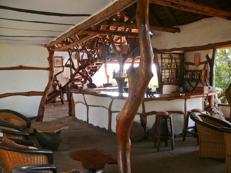 Blick in die Bar Satao Elerai Camp