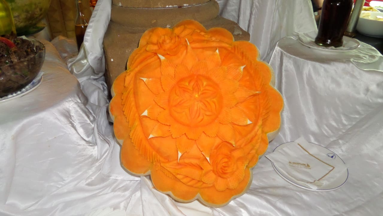 Dekoration war immer hübsch anzusehen ( Kürbis ) Hotel El Mouradi Djerba Menzel