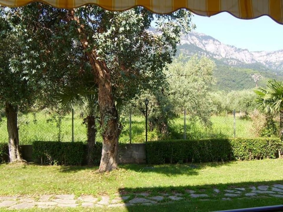 Ausblick vom Zimmer (Landseite) Hotel Ariadni