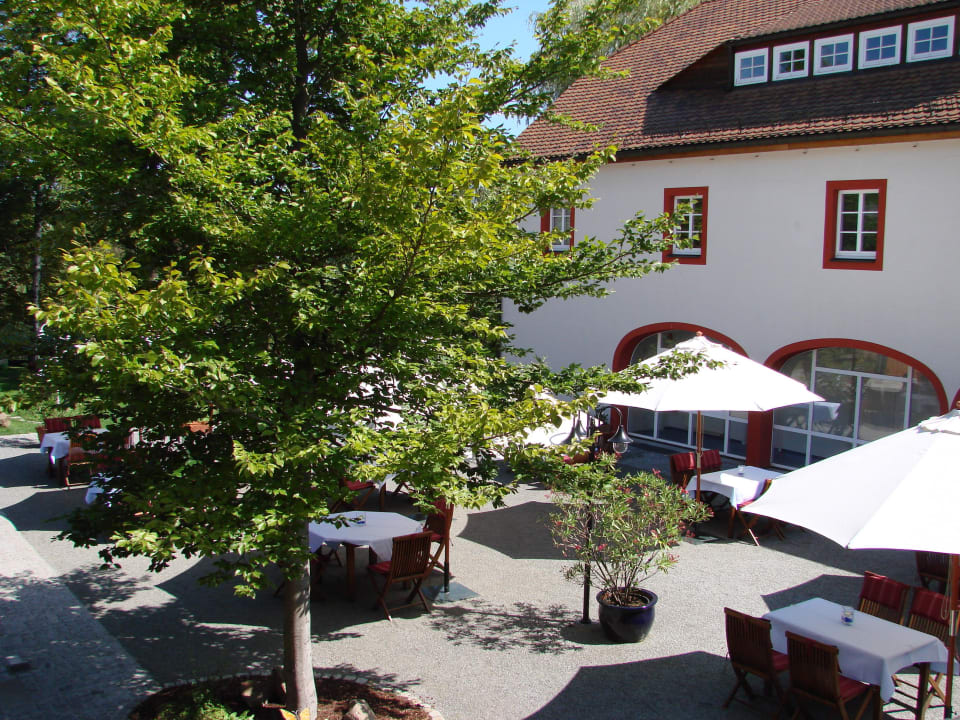 Terrasse Landidyll Hotel Erbgericht Tautewalde