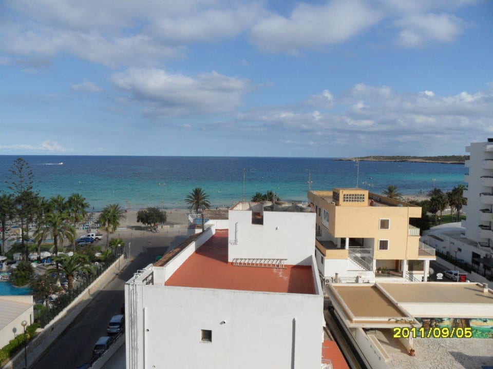 Blick vom Balkon Hotel Biniamar