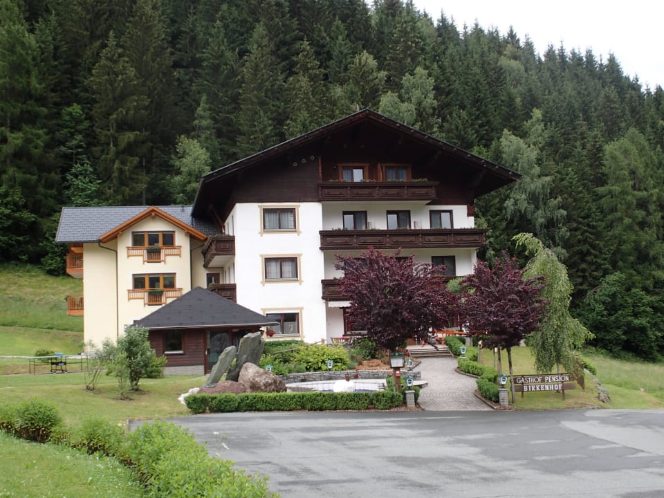 Eingang zur Pension Gasthof Pension Birkenhof