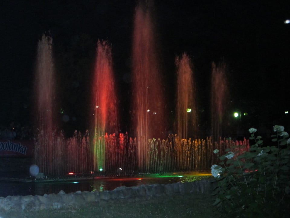 Wasserspiele mit Musik Kurhotel Wielka Pieniawa