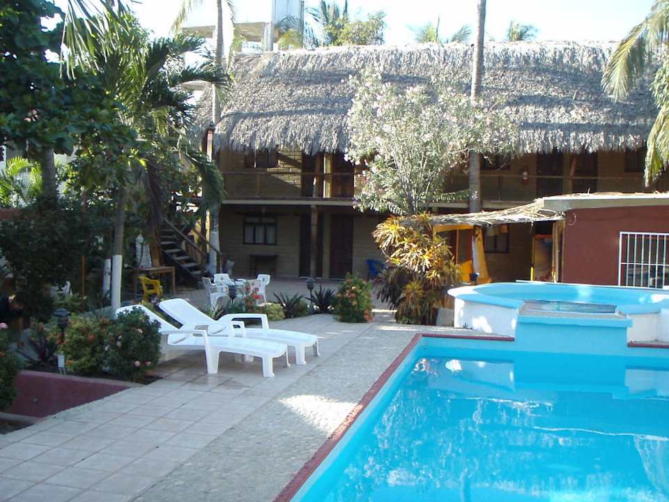 Hotelito Swiss Oasis Blick vom Pool Hotelito Swiss Oasis