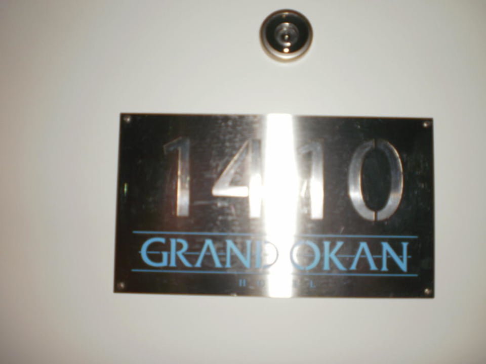 Our room number Hotel Grand Okan