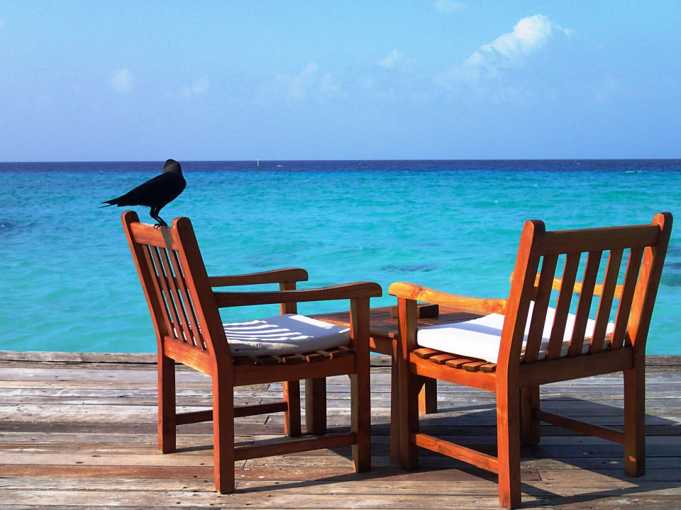 Vor der Bar Kuramathi Maldives