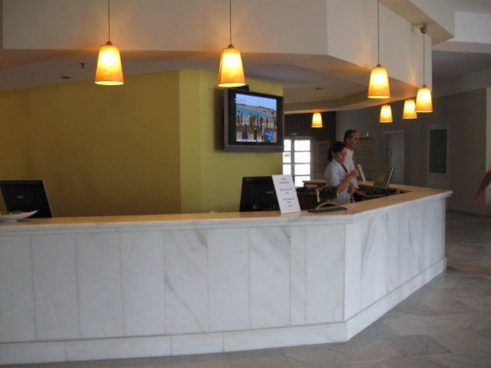 Rezeption  Sandy Beach Resort