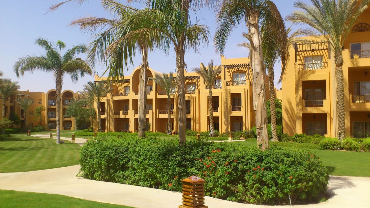 Ausblick vom ruhigen Nebenpool Stella Beach Resort & Spa Makadi Bay